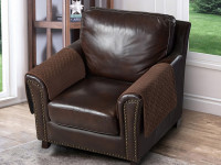 Накидка на подлокотники из микрофибры TANGO SOFA коричневая 70x70 (1шт)