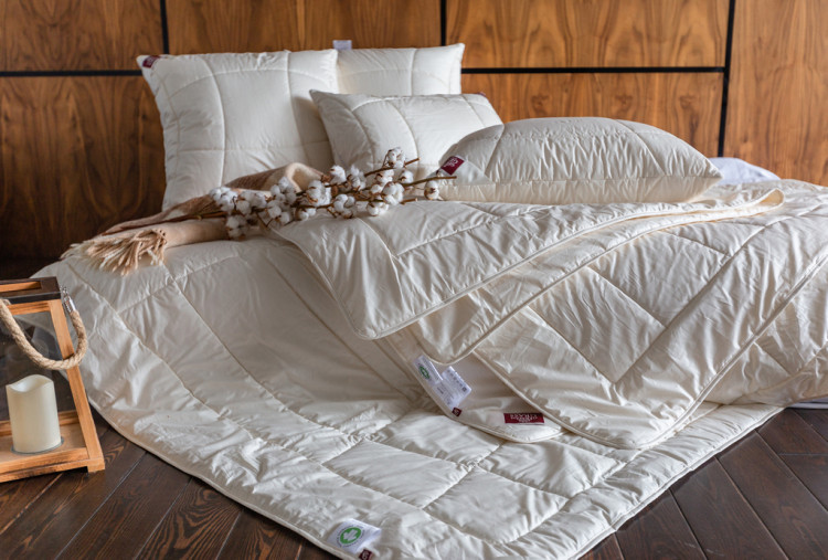 Одеяло стеганое GERMAN GRASS ORGANIC COTTON GRASS 160х220 всесезонное