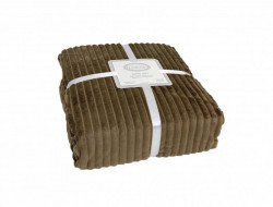 Плед из полиэстера KARVEN SUPER SOFT P942 DIAS шоколад 200х220