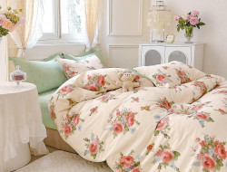 Постельное белье из твила в ПВХ розовая нега 50х70 (2шт) евро