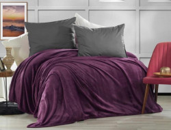 Плед из полиэстера KARVEN SUPER SOFT P941 VIGAN фиолетовый 160х220