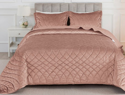 Покрывало с наволочками тонкое велюровое TANGO ARABESQUE ARA-15 240х260