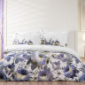 Постельное белье из сатина TAC DIGITAL LA FOLIA фиолетовое евро