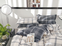 Постельное белье из твил-сатина в ПВХ TANGO юмари 50х70 (2шт) евро