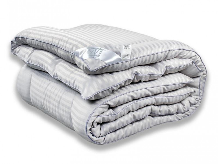 Одеяло стеганое АЛЬВИТЕК SILKY DREAM ОМСВ-22 жемчужно-серое 200x220 всесезонное