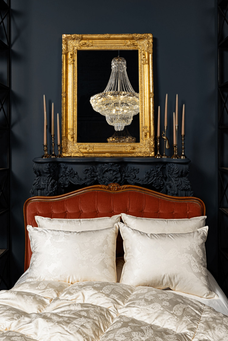 Подушка пуховая GERMAN GRASS SILK DOWN GRASS упругая 50х68