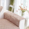 Накидка на подлокотники из велюра TANGO SOFA светло-коричневая 70x90 (1шт)