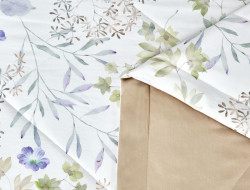 Постельное белье с летними одеялами из египетского хлопка Premium ASABELLA Гармония 50х70 (2шт) семейное