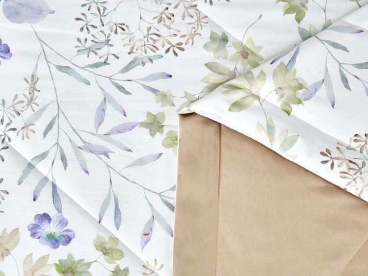 Постельное белье с летними одеялами из египетского хлопка Premium ASABELLA Гармония 50х70 (2шт) семейное