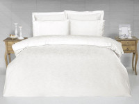 Постельное белье из жаккарда с кружевом KARVEN N166-J1-V1 50х70 (4шт)