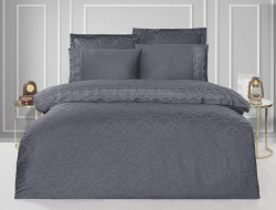 Постельное белье из жаккарда с кружевом KARVEN N166-J2-V3 50х70 (4шт)