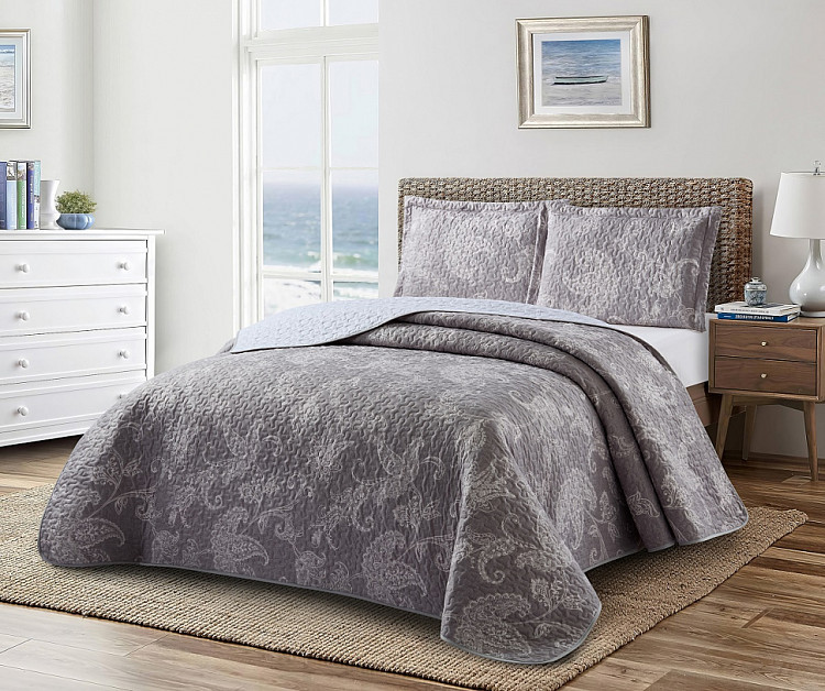 Покрывало с наволочками тонкое из полисатина TANGO LAFAYETTE мадейро 220х240