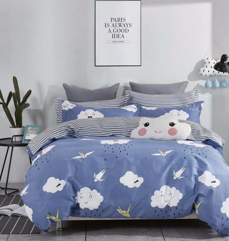 Постельное белье двухстороннее из твила TANGO TPIG-535 50х70 (2шт), 70х70 (2шт) евро